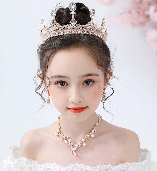beauty gold pearls flower girls' head pieces kids' wedding head piece princess hair wear girl accessories h920054 tiara&earrings&n, White;red
beauty gold pearls flower girls' head pieces kids' wedding head piece princess hair wear girl accessories h920054 tiara&earrings&n, White;red