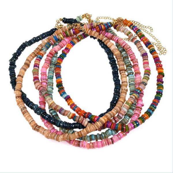 chokers chokers kbjw bohemia muti-color factory original necklace simple 6mm shell slice long choker summer seaside holiday dayupshop dhqad, Golden;silver
chokers chokers kbjw bohemia muti-color factory original necklace simple 6mm shell slice long choker summer seaside holiday dayupshop dhqad, Golden;silver