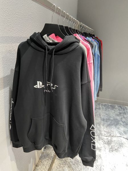 men's hoodies & sweatshirts offset printing process logo loose hooded sweater women's jacket men's seasonal, Black
men's hoodies & sweatshirts offset printing process logo loose hooded sweater women's jacket men's seasonal, Black