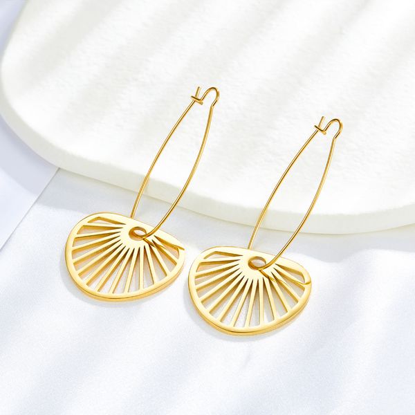dangle chandelier luxukisskids boho vintage earrings for holiday stainless steel drop pendants fan design statement trendy jewelry on ears 2, Silver
dangle chandelier luxukisskids boho vintage earrings for holiday stainless steel drop pendants fan design statement trendy jewelry on ears 2, Silver