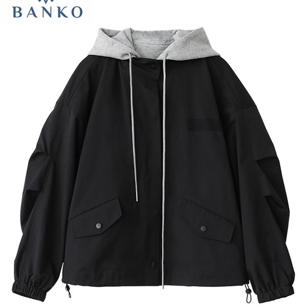womens down parkas trendy fashion solid patchwork jacket uniform female couple retro harajuku loose american street clothes women fake 2 pie, Black
womens down parkas trendy fashion solid patchwork jacket uniform female couple retro harajuku loose american street clothes women fake 2 pie, Black