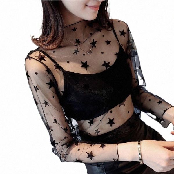 women's t-shirt women mesh see through t shirt 2021 fashion hollow transparent undershirt star dot base camisas femininas clubwear e9wn, White
women's t-shirt women mesh see through t shirt 2021 fashion hollow transparent undershirt star dot base camisas femininas clubwear e9wn, White