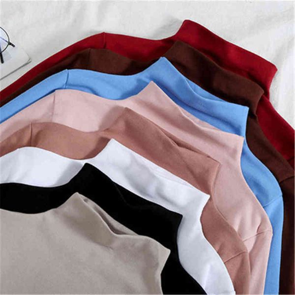 women's sweaters 2021 korean new long sleeves turtleneck female women fall clothes white autumn winter warm femme sweaters zy6115 j2209, White;black
women's sweaters 2021 korean new long sleeves turtleneck female women fall clothes white autumn winter warm femme sweaters zy6115 j2209, White;black