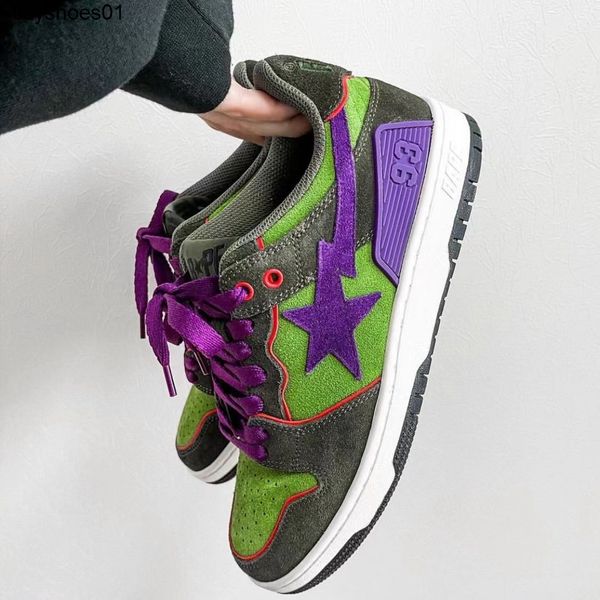 skateboarding shoes high board yang mi same color contrast meteor apess purple green low casual color contrast sneakers, Black
skateboarding shoes high board yang mi same color contrast meteor apess purple green low casual color contrast sneakers, Black