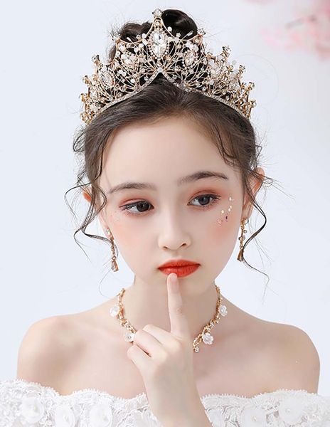 beauty gold flower girls' head pieces kids' wedding head piece princess hair wear girl accessories h920045 hair&earrings&necklace, White;red
beauty gold flower girls' head pieces kids' wedding head piece princess hair wear girl accessories h920045 hair&earrings&necklace, White;red