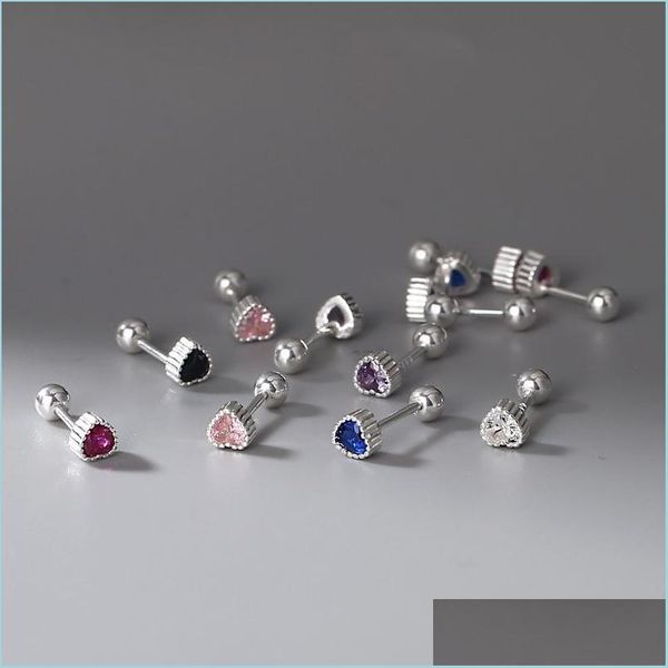 stud colorf cz zircon love stud earrings temperament s999 sier jewelry screw buckle small sterling earring drop delivery 202 bdegarden dhtda, Golden;silver
stud colorf cz zircon love stud earrings temperament s999 sier jewelry screw buckle small sterling earring drop delivery 202 bdegarden dhtda, Golden;silver