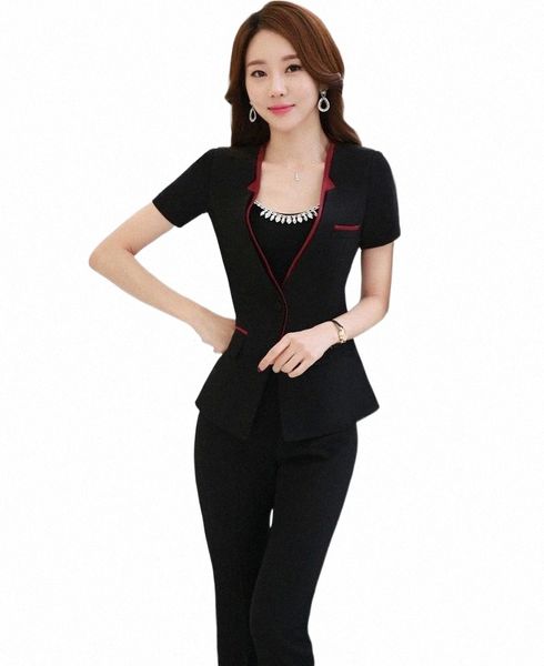 novelty black professional business suits jackets and pants ladies office work wear pantsuits short sleeve summer trousers sets1 g1yz#, White;black
novelty black professional business suits jackets and pants ladies office work wear pantsuits short sleeve summer trousers sets1 g1yz#, White;black
