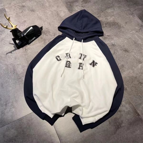 2023 new clothing high version autumn winter embroidery letters men and women's lazy style color matching raglan sleeves hooded terry s, White
2023 new clothing high version autumn winter embroidery letters men and women's lazy style color matching raglan sleeves hooded terry s, White