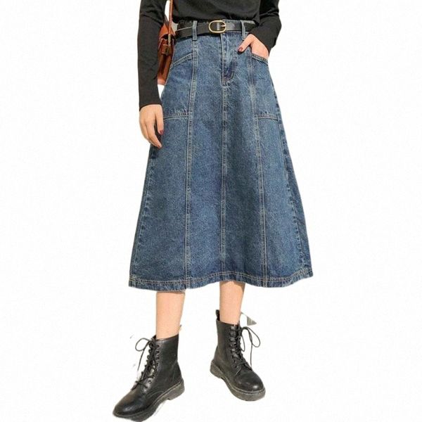 skirts women casual denim skirt streetwear fashion dark blue pockets mid-calf a-line no belt korean japanese gril daily n3wt#, Black
skirts women casual denim skirt streetwear fashion dark blue pockets mid-calf a-line no belt korean japanese gril daily n3wt#, Black