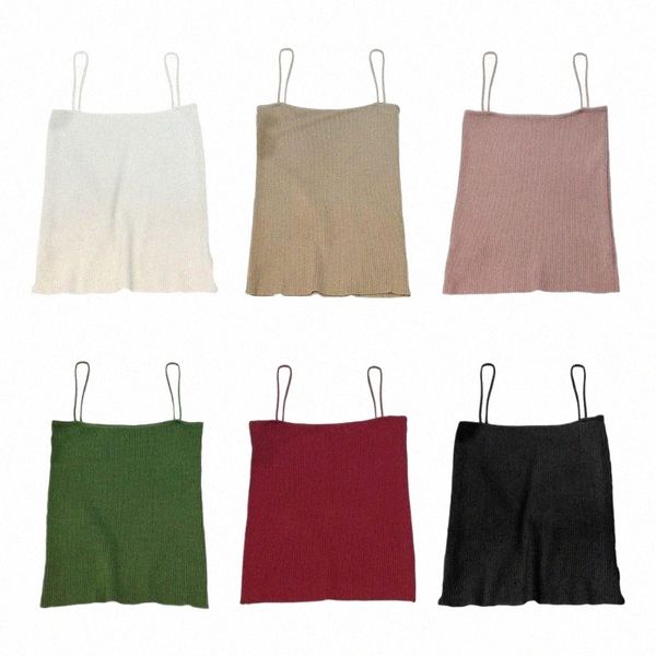 women's tanks & camis women summer ribbed knit sleeveless tank square neck spaghetti strap camisole solid color backless sling vest z4f, White
women's tanks & camis women summer ribbed knit sleeveless tank square neck spaghetti strap camisole solid color backless sling vest z4f, White