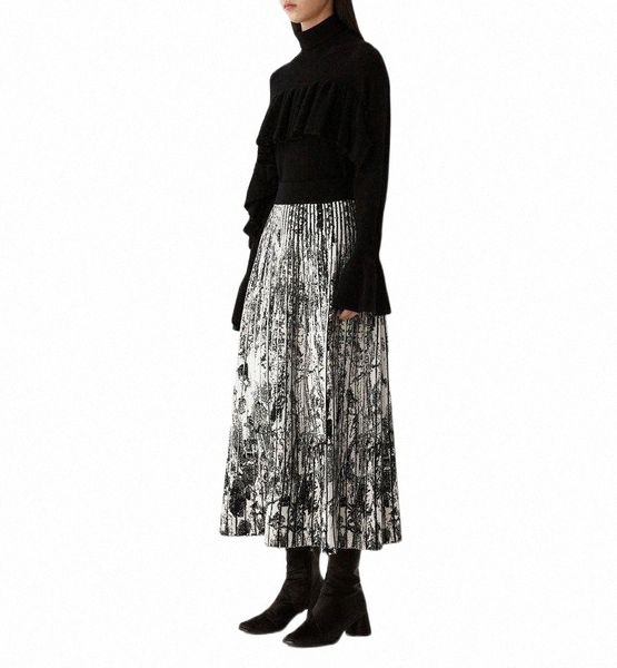 skirts autumn winter women midi casual high waist elastic knitting print pleated skirt b2wb#, Black
skirts autumn winter women midi casual high waist elastic knitting print pleated skirt b2wb#, Black