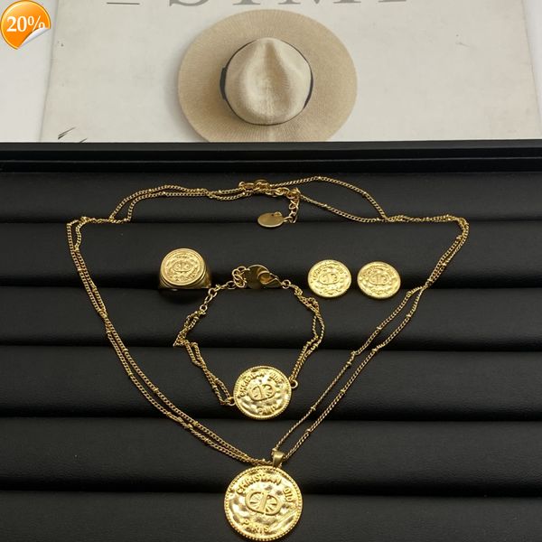 high-end fashion design women's necklace cd metal gold coin multi-layer net red clavicle chain temperament simple neck, Silver
high-end fashion design women's necklace cd metal gold coin multi-layer net red clavicle chain temperament simple neck, Silver