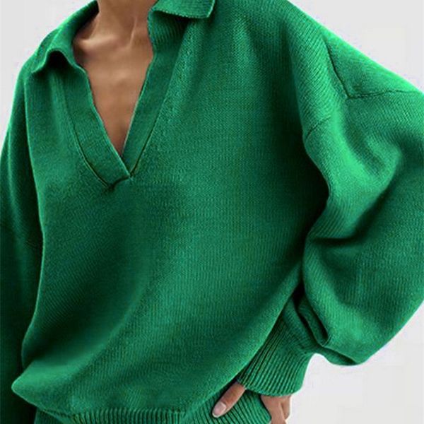 women's sweaters oyasnake spring women sweater vneck turndown collar full lantern sleeve knitted high street fashion pullover knitwear, White;black
women's sweaters oyasnake spring women sweater vneck turndown collar full lantern sleeve knitted high street fashion pullover knitwear, White;black