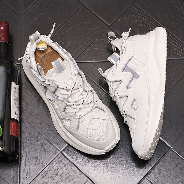 fashion brand lace-up wedding dress party shoes canvas breathable vulcanize casual sneakers round toe thick bottom business driving walking, Black
fashion brand lace-up wedding dress party shoes canvas breathable vulcanize casual sneakers round toe thick bottom business driving walking, Black