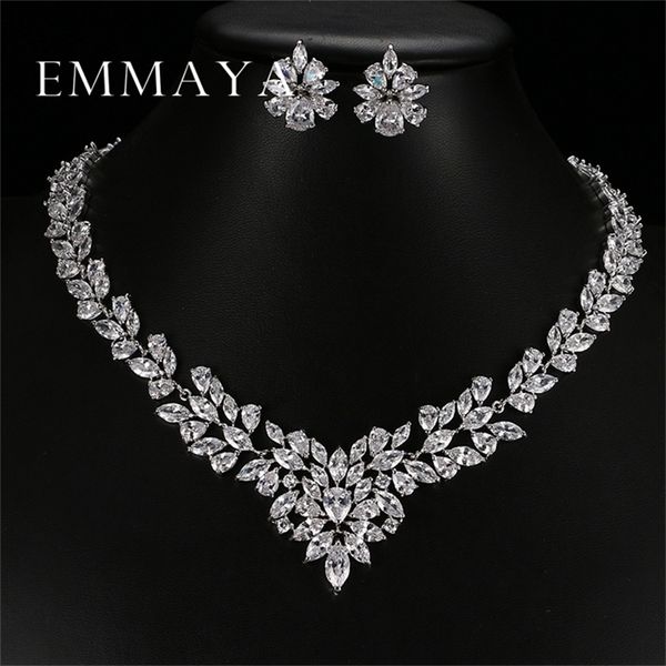 other jewelry sets emmaya white gold plate flower aaa cubic zircon pendantearrings for women wedding jewelry sets 220921, Silver
other jewelry sets emmaya white gold plate flower aaa cubic zircon pendantearrings for women wedding jewelry sets 220921, Silver