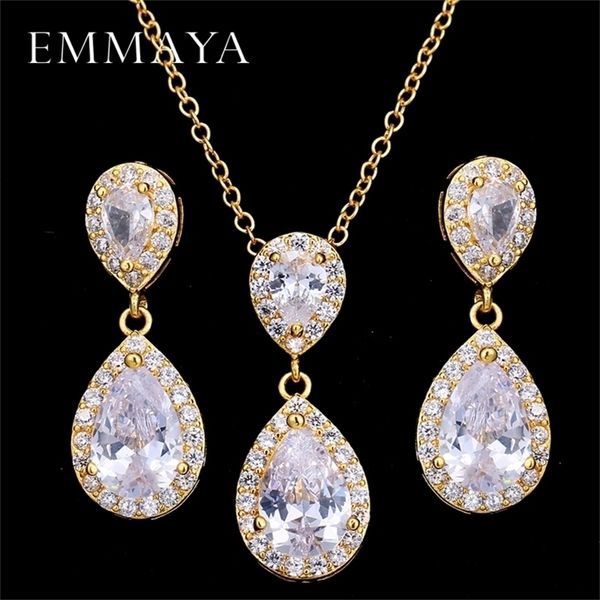 other jewelry sets emmaya aaa cz stone women costume jewelry sets big water drop earrings necklace sets for engagement party gift 220921, Silver
other jewelry sets emmaya aaa cz stone women costume jewelry sets big water drop earrings necklace sets for engagement party gift 220921, Silver