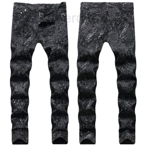men's jeans designer printed fashion colorful hand painted graffiti pants slim fitting night club fashionable black flower, Blue
men's jeans designer printed fashion colorful hand painted graffiti pants slim fitting night club fashionable black flower, Blue