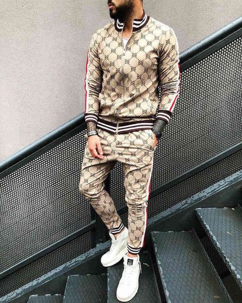 men's tracksuits 2021 fashion brand men's sport suit 3d digital printing long-sleeved zipper and casual pants fitness slim casual, Gray
men's tracksuits 2021 fashion brand men's sport suit 3d digital printing long-sleeved zipper and casual pants fitness slim casual, Gray