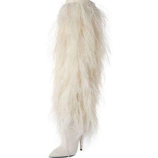 fashion boots pointed toes white faux fur high heels winter women shoes botas party knee boots286i, Black
fashion boots pointed toes white faux fur high heels winter women shoes botas party knee boots286i, Black