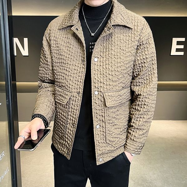 men s jackets brand clothing autumn crushed fashion men casual jackets male slim fit coats plus size s 3xl 220921, Black;brown
men s jackets brand clothing autumn crushed fashion men casual jackets male slim fit coats plus size s 3xl 220921, Black;brown