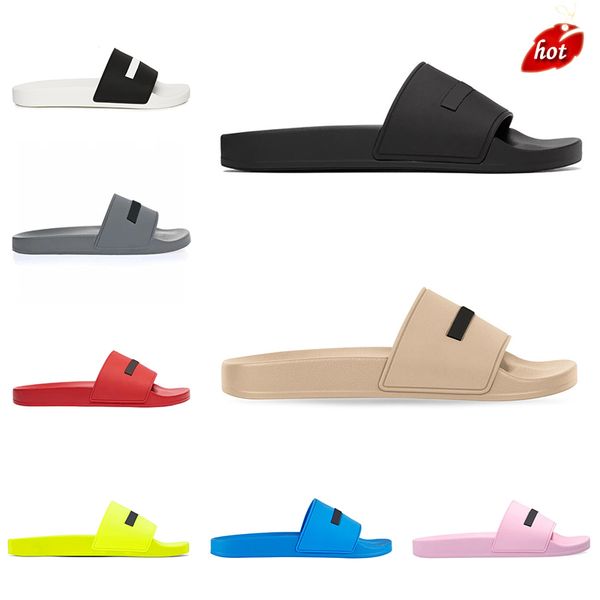 men women designer slippers summer pool slides black green white cool grey beige blue soft pink yellow red mens rubber sandals paris shoes
men women designer slippers summer pool slides black green white cool grey beige blue soft pink yellow red mens rubber sandals paris shoes