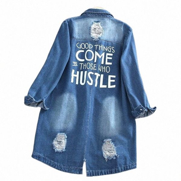 women's jackets plus size 9xl autumn long women's denim jacket coat hole letter oversize casual loose jeans female outwear windbre, Black;brown
women's jackets plus size 9xl autumn long women's denim jacket coat hole letter oversize casual loose jeans female outwear windbre, Black;brown