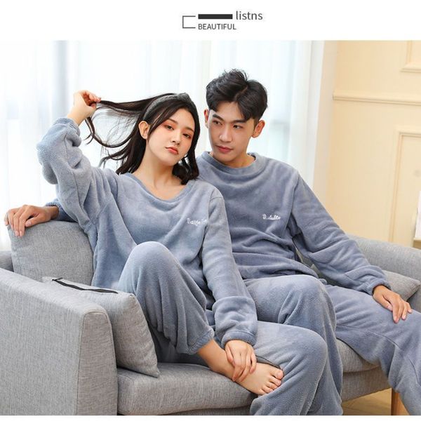 men's sleepwear autumn winter pajamas suits thickened coral fleece warm couples home clothes pijamas 220920, Black;brown
men's sleepwear autumn winter pajamas suits thickened coral fleece warm couples home clothes pijamas 220920, Black;brown