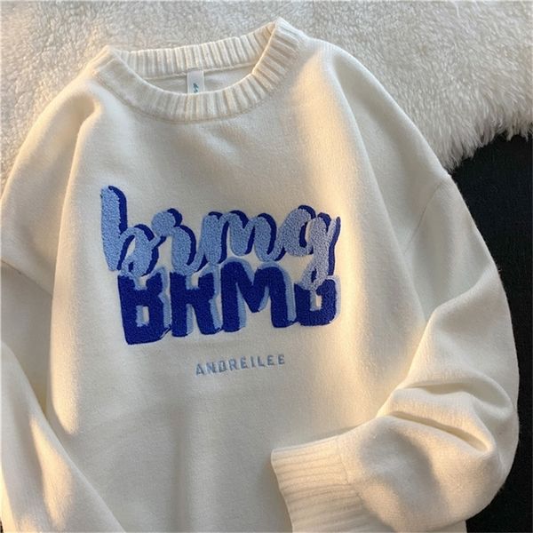 women s sweaters o neck long sleeve plus size solid color letter print y2k knitting loose white knit pullover 220920, White;black
women s sweaters o neck long sleeve plus size solid color letter print y2k knitting loose white knit pullover 220920, White;black