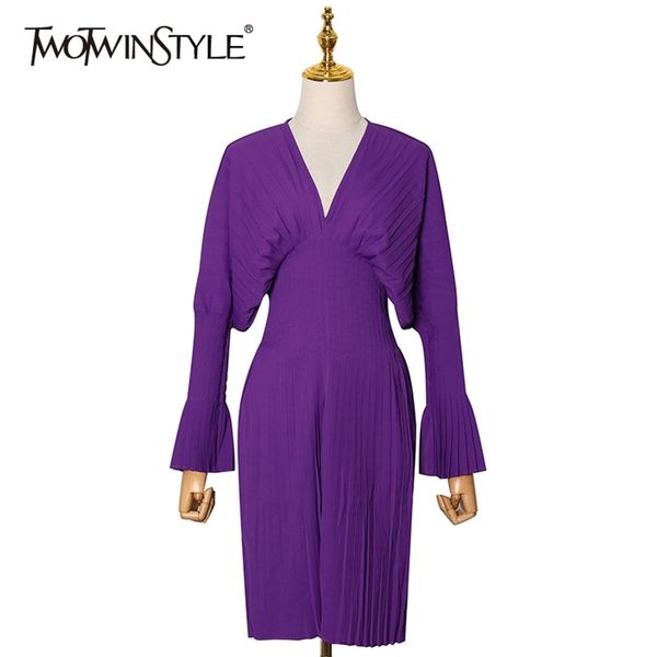 casual dresses twotwinstyle vintage printed pleated dress for women v neck flare sleeve high waist elegant female fashion clothes 220921, Black;gray
casual dresses twotwinstyle vintage printed pleated dress for women v neck flare sleeve high waist elegant female fashion clothes 220921, Black;gray