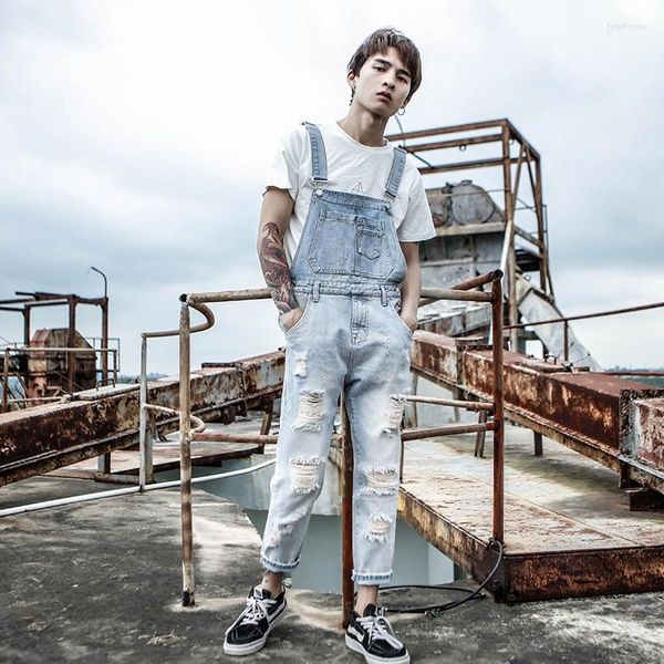 men's jeans skinny men work clothes slim fit for ripped jumpsuits overalls 0305, Blue
men's jeans skinny men work clothes slim fit for ripped jumpsuits overalls 0305, Blue