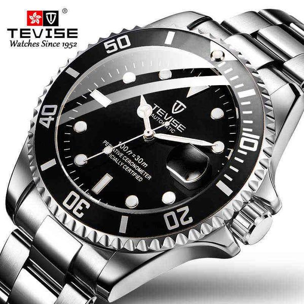 wristwatches new famous brand tevise automatic mechanical man watches business men's stailness steel wristwatch luxury watch men reloj, Slivery;brown
wristwatches new famous brand tevise automatic mechanical man watches business men's stailness steel wristwatch luxury watch men reloj, Slivery;brown