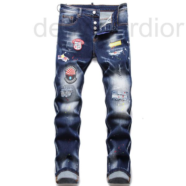 men's jeans designer new white men's slim elastic d2 blue hole patch badge tight beggar pants vo9u
men's jeans designer new white men's slim elastic d2 blue hole patch badge tight beggar pants vo9u