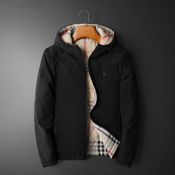 men's jackets fashion brand winter classic lattice hooded cotton coat men, Black;brown
men's jackets fashion brand winter classic lattice hooded cotton coat men, Black;brown