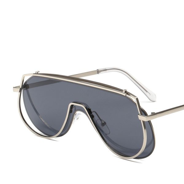 sunglasses european and american large frame one-piece goggles personality men and women metal polygon frameless designer luxury fashion bea, White;black
sunglasses european and american large frame one-piece goggles personality men and women metal polygon frameless designer luxury fashion bea, White;black