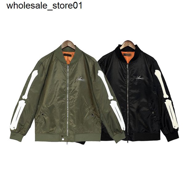 men's jackets amirs new men's wear series bone embroidery pattern personality fashion men's and women's jacket, Black;brown
men's jackets amirs new men's wear series bone embroidery pattern personality fashion men's and women's jacket, Black;brown