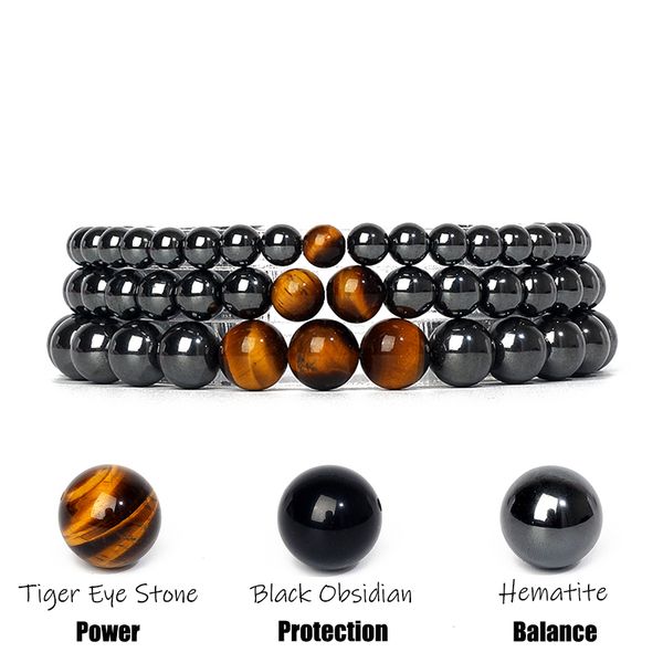 natural hematite tiger eye stone black beaded bracelets men healing balance bangle women new reiki energy prayer jewelry pulsera
natural hematite tiger eye stone black beaded bracelets men healing balance bangle women new reiki energy prayer jewelry pulsera
