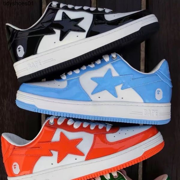 sk8 shoes black and white patent leather apes skateboard vibe color contrast comfortable sneakers
sk8 shoes black and white patent leather apes skateboard vibe color contrast comfortable sneakers
