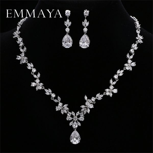 other jewelry sets emmaya brand gorgeous aaa cz stones jewelry set white crystal flower party wedding jewelry sets for women 220921, Silver
other jewelry sets emmaya brand gorgeous aaa cz stones jewelry set white crystal flower party wedding jewelry sets for women 220921, Silver