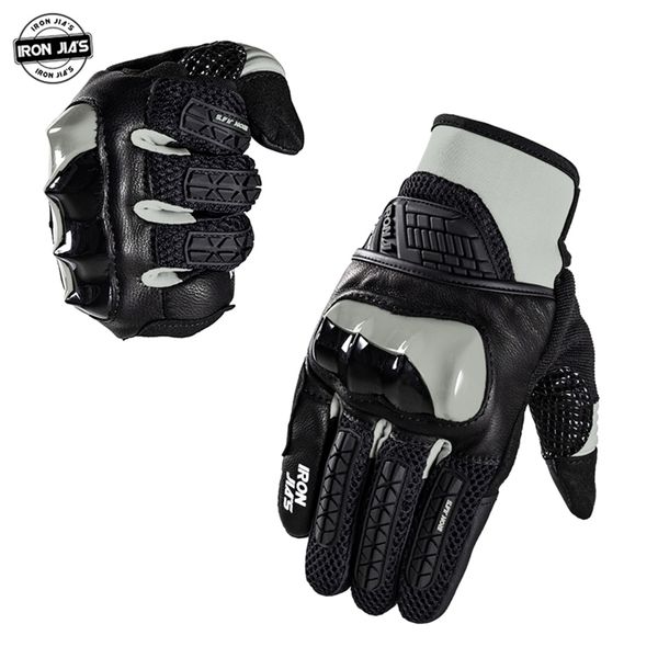 five fingers gloves iron jias hard knuckle motorcycle gloves touch screen breathable leather nonslip motorbike riding adjustable motocross g, Blue;gray
five fingers gloves iron jias hard knuckle motorcycle gloves touch screen breathable leather nonslip motorbike riding adjustable motocross g, Blue;gray