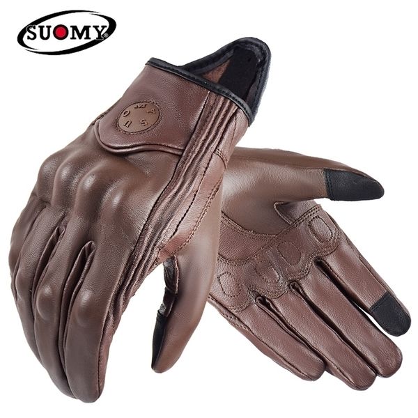 five fingers gloves suomy vintage leather motorcycle full finger motorbike equipment women men brown atv rider sports protect glove guantes, Blue;gray
five fingers gloves suomy vintage leather motorcycle full finger motorbike equipment women men brown atv rider sports protect glove guantes, Blue;gray