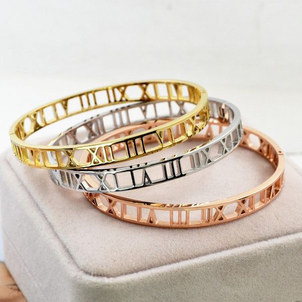 fashion jewelry designer love nail bracelet bangle men women roman numeral titanium bracelets openwork stainless steel luxury gold tennis, Black
fashion jewelry designer love nail bracelet bangle men women roman numeral titanium bracelets openwork stainless steel luxury gold tennis, Black