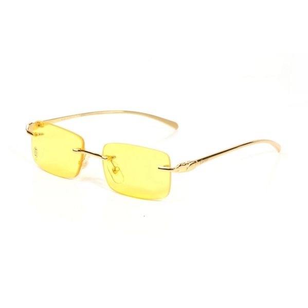 sunglasses france brand designer for men and women rimless red lens metal frame, White;black
sunglasses france brand designer for men and women rimless red lens metal frame, White;black