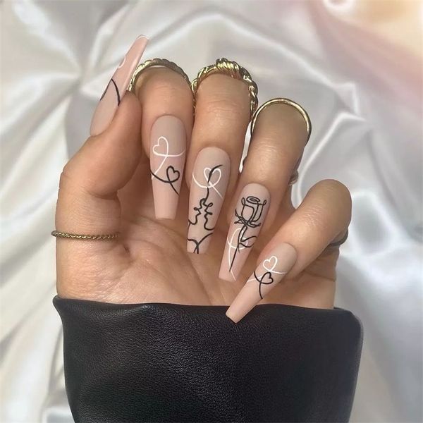 false nails long ballerina abstract graffiti design coffin fake with glue full cover nail tips press on 220921, Red;gold
false nails long ballerina abstract graffiti design coffin fake with glue full cover nail tips press on 220921, Red;gold