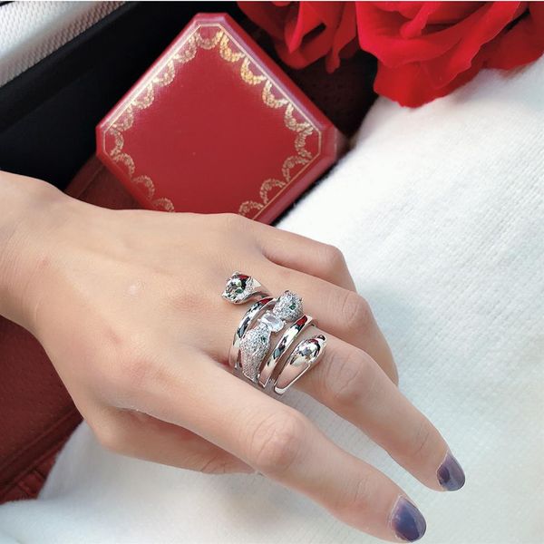 punk personality dominee zircon multiple heads leopard head ring women's ring luxurious dance giving gifts 238e, Silver
punk personality dominee zircon multiple heads leopard head ring women's ring luxurious dance giving gifts 238e, Silver