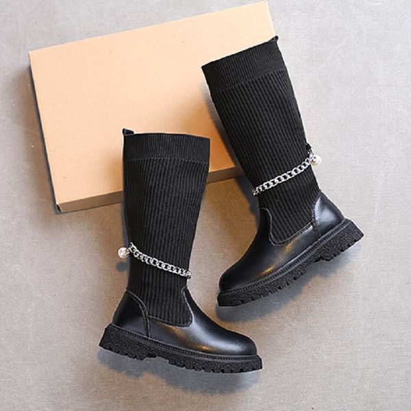 boots girls high fashion spring autumn children pearl chain pu mesh princess socket plush rubber shoes kids 220921, Black;grey
boots girls high fashion spring autumn children pearl chain pu mesh princess socket plush rubber shoes kids 220921, Black;grey