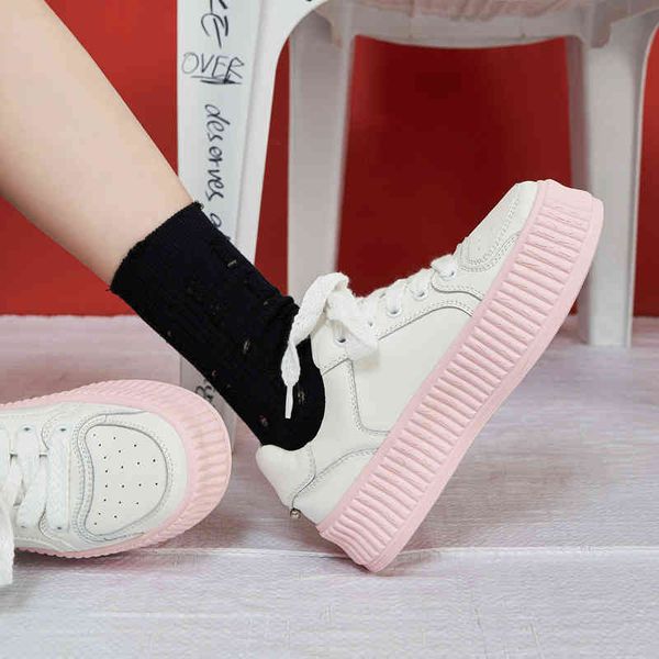 thick casual shoes small white 2022 new versatile leather flat soled women's autumn students' casual biscuit shoes, Black
thick casual shoes small white 2022 new versatile leather flat soled women's autumn students' casual biscuit shoes, Black