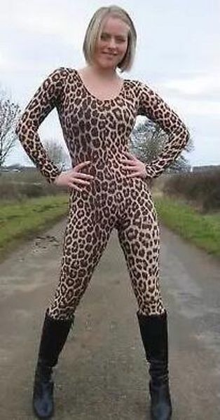 lycar spandex catsuit costumes leopard costume animal zentai full body cosplay crew neck jumpsuit, Black
lycar spandex catsuit costumes leopard costume animal zentai full body cosplay crew neck jumpsuit, Black