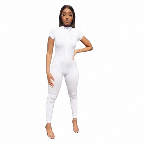 women's jumpsuits & rompers european fashion solid color casual bodysuit pants slim fit o-neck zipper short sleeve and trousers w9bu#, Black;white
women's jumpsuits & rompers european fashion solid color casual bodysuit pants slim fit o-neck zipper short sleeve and trousers w9bu#, Black;white