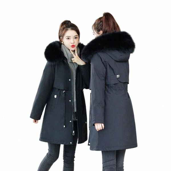 women's down & parkas female outerwear cashmere liner parka lady puffer jackets 2021 winter women hooded coat fur collar thicken warm l, Black
women's down & parkas female outerwear cashmere liner parka lady puffer jackets 2021 winter women hooded coat fur collar thicken warm l, Black