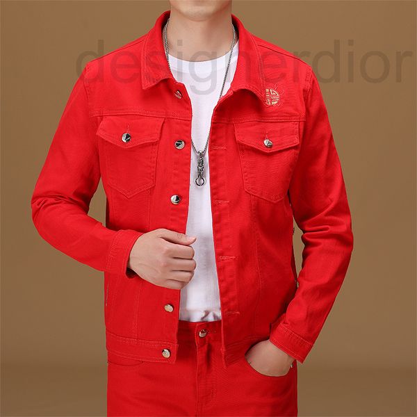 men's jackets designer 2022 chinese style spring and summer fashion embroidered youth red single breasted slim fit jacket oiqr, Black;brown
men's jackets designer 2022 chinese style spring and summer fashion embroidered youth red single breasted slim fit jacket oiqr, Black;brown